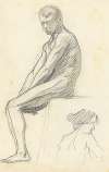 Zittende figuur