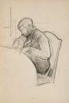 René Caillebotte à table, étude pour Le Déjeuner