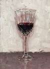Red Wine in Crystal Glass