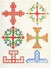 Six floriated Crosses.