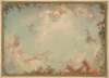 Design for a ceiling painted with putti in clouds with roses