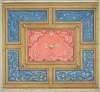 Design for a coffered ceiling with painted panels