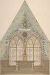 Design for Altar and Chapel, Farnborough