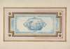 Design for the decoration of a ceiling with a Chinese blue and white design