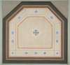 Design for the decoration of a pentagonal ceiling