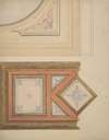 Designs for a ceiling and painted panel