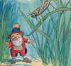 Thumbkins Ran Beneath the Bushes and Down the Tiny Path Until He Came to Where Tommy Grasshopper Sat Upon a Blade of Grass Swinging in the Breeze
