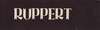 Stylized logo for Ruppert Beer