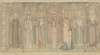 Ontwerp voor de Tweede Bossche Wand; zeven staande heiligen