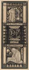 Ontwerp voor Weldadigheidskalender voor 1917