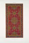 Arabesques ; petit tapis velouté (XIVe. siècle)