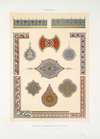 Arabesques; fragments d’ornementation d’un Qoran du tombeau de soultan el-Ghoury (XVIe. siècle); 5