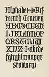 English Gothic Letters