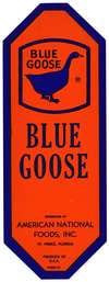 Blue Goose Produce Label