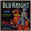 Blu-Knight Brand Produce Label