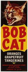 Bob Cat Citrus Label
