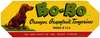Bo-Bo Brand Citrus Label