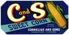 C and S Sweet Corn Label