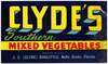 Clyde’s Southern Mixed Vegetables Label