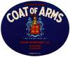 Coat of Arms Brand Produce Label