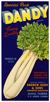Dandy Brand Celery Label
