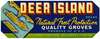 Deer Island Brand Citrus Label