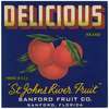 Delicious Brand Citrus Label