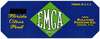 EMCA Brand Florida Citrus Fruit Label