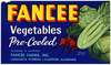 Fancee Vegetables Label