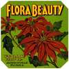 Flora Beauty Produce Label