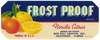 Frost Proof Brand Citrus Label