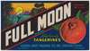 Full Moon Brand Tangerines Label