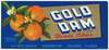 Gold Dam Brand Florida Citrus Label