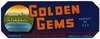 Golden Gems Citrus Label