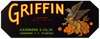 Griffin Brand Citrus Label