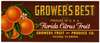 Grower’s Best Brand Citrus Label