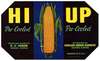 Hi Up Corn Label