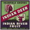 Indian Deer Fruit Label