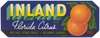 Inland Brand Florida Citrus Label
