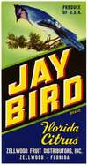 Jay Bird Brand Florida Citrus Label