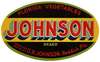 Johnson Brand Florida Vegetables Label