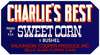 Label for Charlie’s Best Sweet Corn – Blue