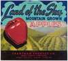Land of the Sky Mountain Grown Apples Label