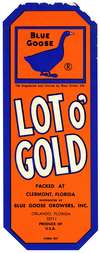 Lot O’ Gold Produce Label