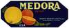 Medora Brand Citrus Label