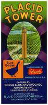 Placid Tower Produce Label
