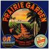 Prairie Garden Brand Citrus Label