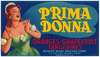 Prima Donna Citrus Label