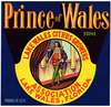 Prince of Wales Brand Citrus Label