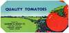 Quality Tomatoes Label